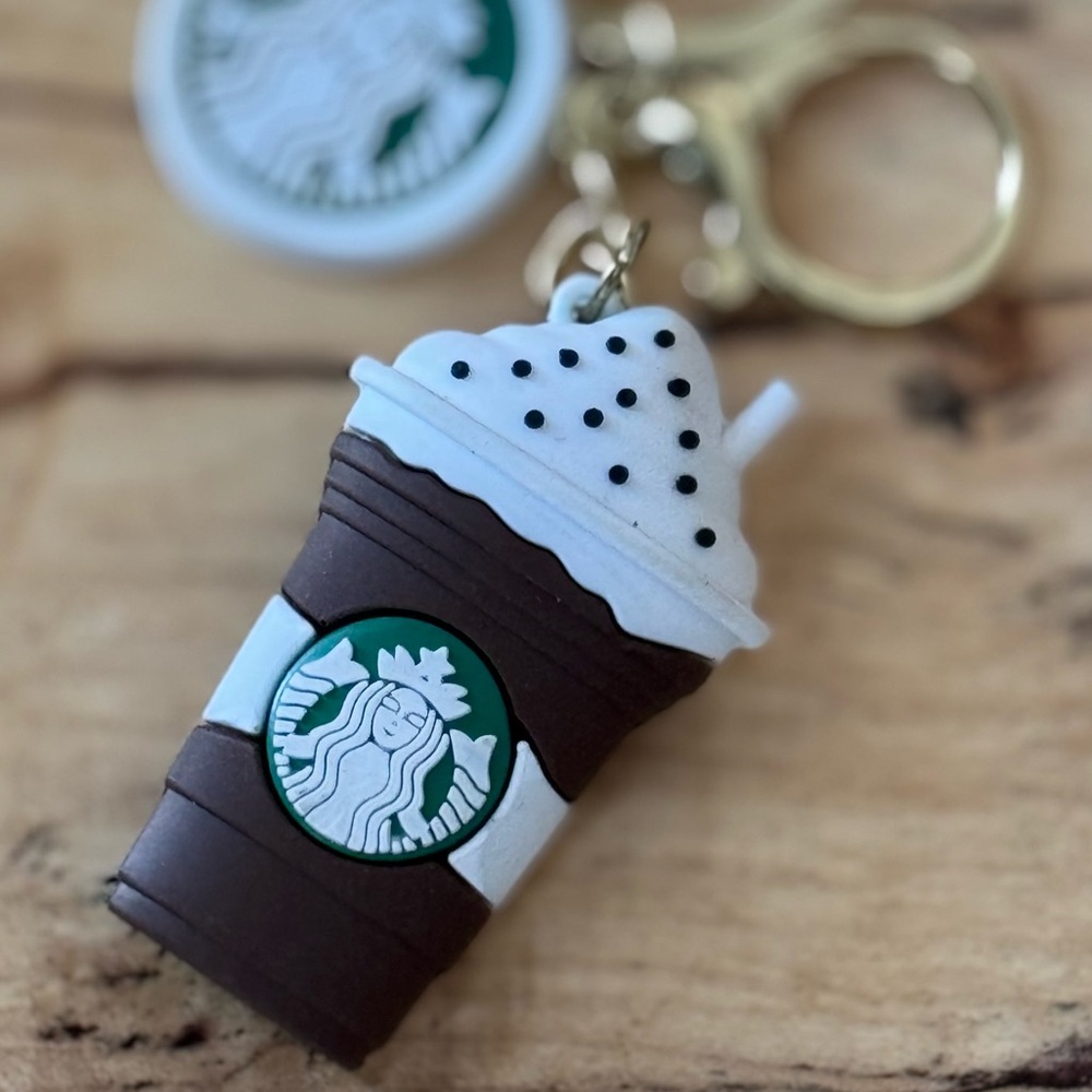 NWOT Starbucks Frappe Bag Charm or Keychain